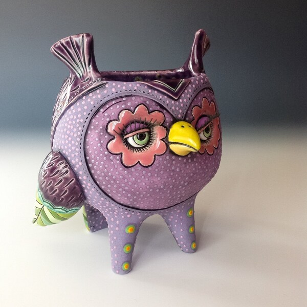 Purple Owl Cup
