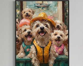Dog Heaven- Giclée Fine Art Print- Large Print - Etsy Canada