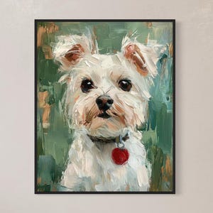 Dog Painting Art - Fine Art Print, Giclée, Giclee Print, Original Art, Whimsical Art, The Pretty Brush Art, whimsical, Dog Art, Animal Art