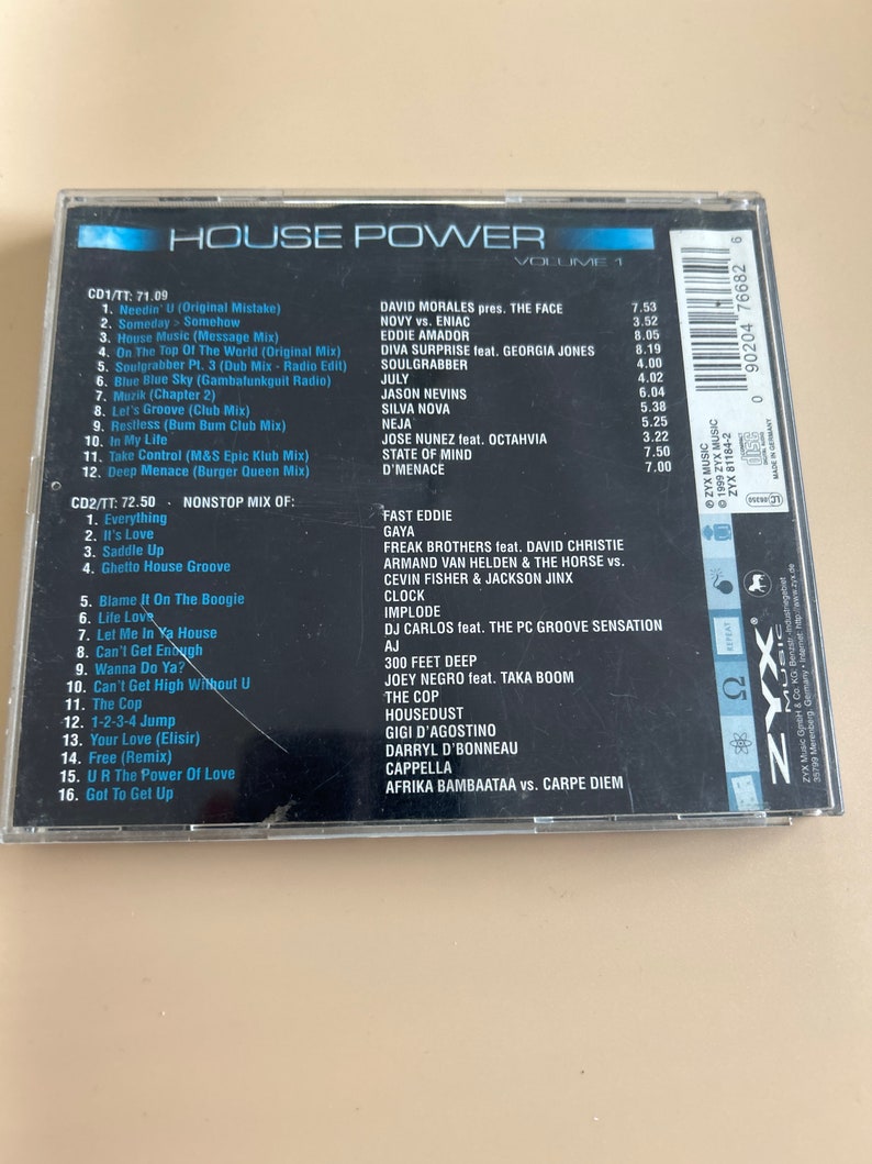 House Power Volume 1 Musik-CD 1999 Bild 4