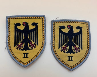 2x Verbandsabzeichen II. Korps Ulm| Bundeswehr