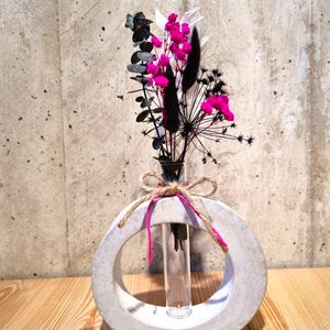 flower vase/test tube/concrete/table decoration/handmade/dried flowers/flower/durable/home decoration