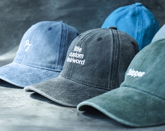 Personalized Embroidered Cap with Name and Logo, Custom Bridesmaid Cap with Embroidery, Ideal Dad Cap Baseball Cap, Bachelorette Party Gift