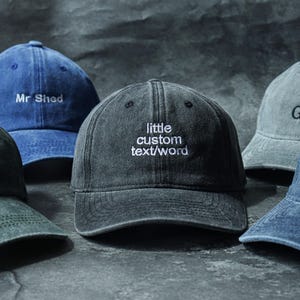 Personalized Embroidered Cap with Name and Logo, Custom Bridesmaid Cap with Embroidery, Ideal Dad Cap Baseball Cap, Bachelorette Party Gift