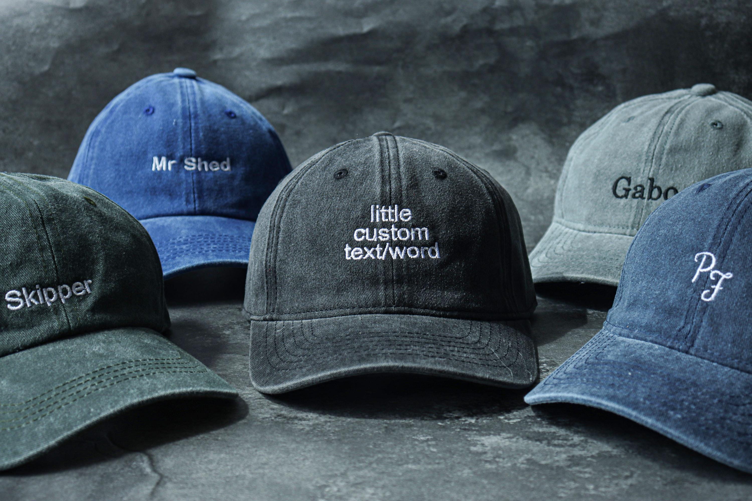 Personalized Embroidered Cap With Name and Logo, Custom Bridesmaid Cap ...
