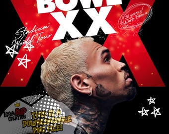 Chris Brown Breezy Bowl SVGs PNG File**