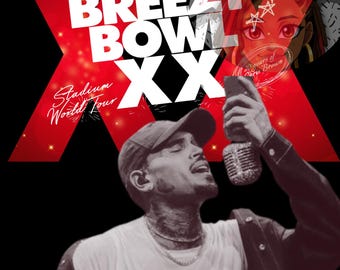 Chris Brown Breezy Bowl Concert SVG** C