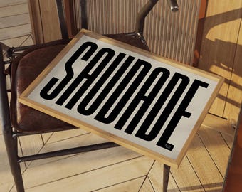 Saudade – Original Portuguese Wall Art, Typography Poster Print