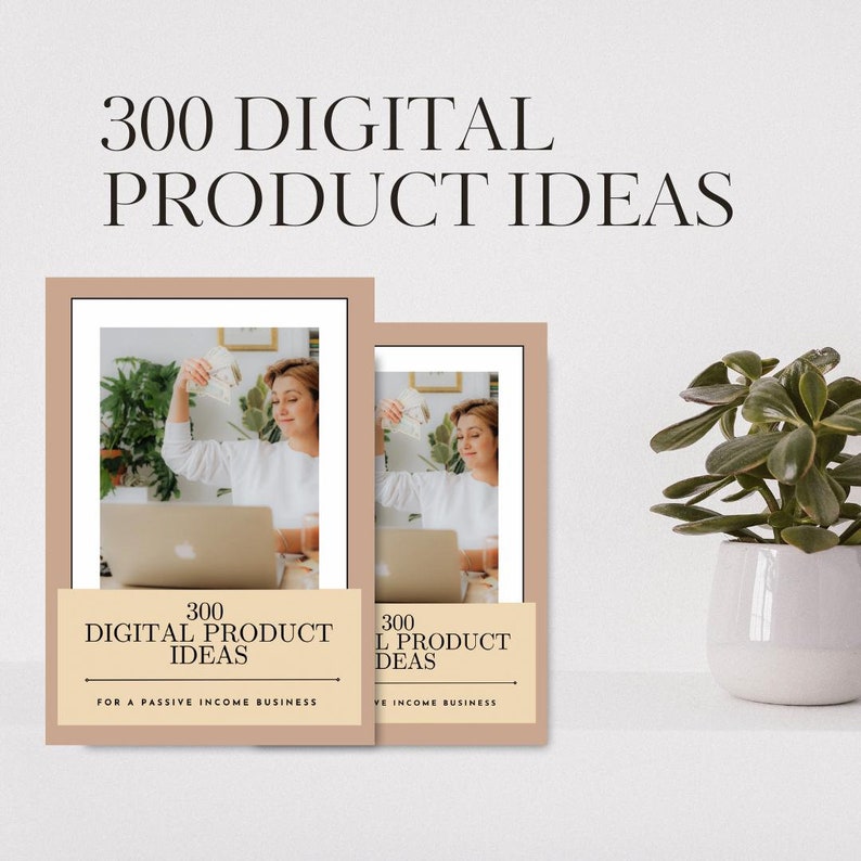 300 Digital Products Ideas That Sell For Passive Income / Best Seller Ideas List To Sell For Small Business / Etsy Sellers Guide / Get Paid image 6