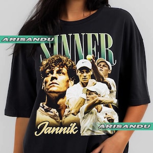 Jannik Sinner vintage shirt , Jannik Sinner gift for women and man unisex tshirt, tennis tee arsnd40