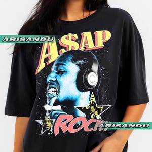 Limited asap rocky face vintage shirt , gift for women and man unisex tshirt