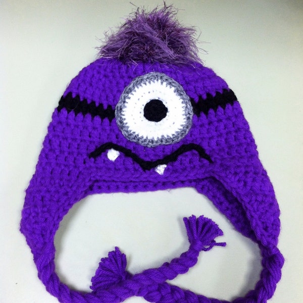 Despicable Me 2 Evil Minion Inspired Hat for Child or Adult