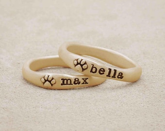 Footprint Stackable Ring in Custom Metal Selection by Lisa Leonard Designs