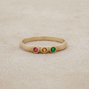 14K 10K Solid Gold/Sterling Silver Mother&#39;s Ring, Custom Jewelry Rings For Women Handmade Jewelry Gift For Her