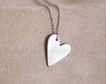 Dear Heart Pewter Necklace Devotion Love Pendant by Lisa Leonard Designs