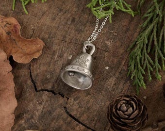 Bell Of Hope Pewter Necklace by Lisa Leonard Designs Holiday Jewelry Seasonal Charm