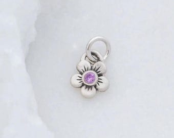 Sterling Silver Birthstone Bloom Charm, Handmade Jewelry Gift For Her Jewelry Lisa Leonard Designs