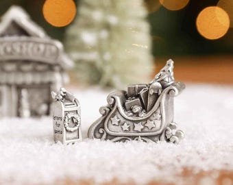 Vintage Hudson Pewter Noah's Ark Set – Hand-cast Animal Figurines