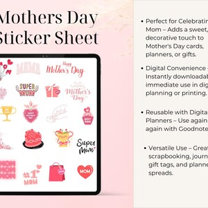 Mothers Day Sticker Sheet