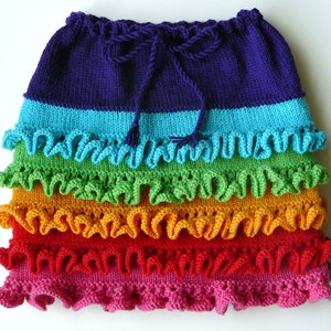 Arwen Girl's Skirt - KNITTING PATTERN PDF by Christine Jones - knitting pattern for children, knitted skirt, intermediate knitting pattern