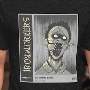 Horror Comic Ironworker T-shirt