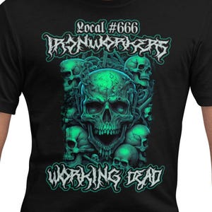Heavy metal Ironworker tee
