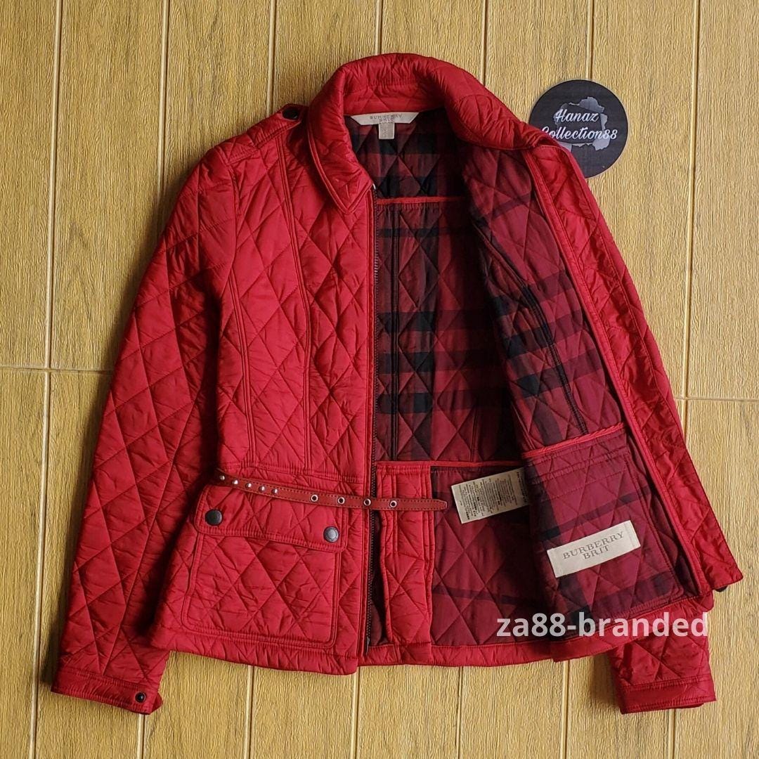 BURBERRY BRIT Quilted Jacket Size Small - Etsy