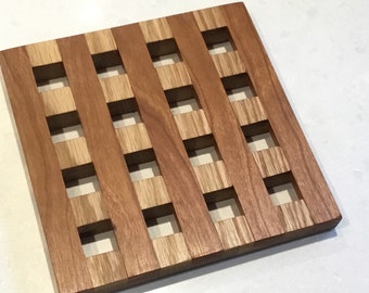 Wooden trivet