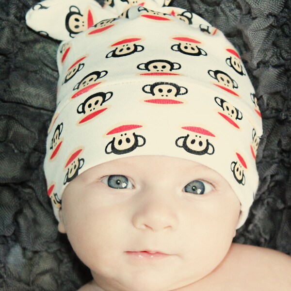 Baby Boy Monkey Hat Etsy
