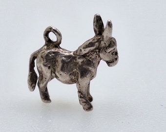 Donkey  - Vintage Sterling Silver Charm