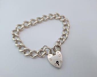 Tiffany & Co. シルバーブレスレット ハートチャーム ✨鑑定済み✨Tiffany & Co. シルバー ハートチャーム