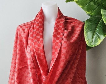 Cotton Shawl, Vintage Scarf, Modern Shawl Chic Boho Scarves, Silk Scarf, Wrap Gift for Women