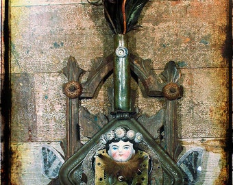 Assemblage Of Found Objects: Clockwise Series