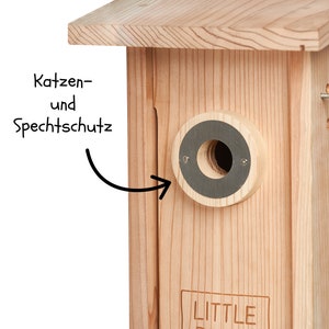 Little Birds Camera Nesting Box Birdhouse for blink camera, Cat and Woodpecker Protection, Camera Birdhouse camera not included image 4