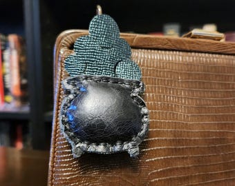 Leather Cauldron Bag Charm