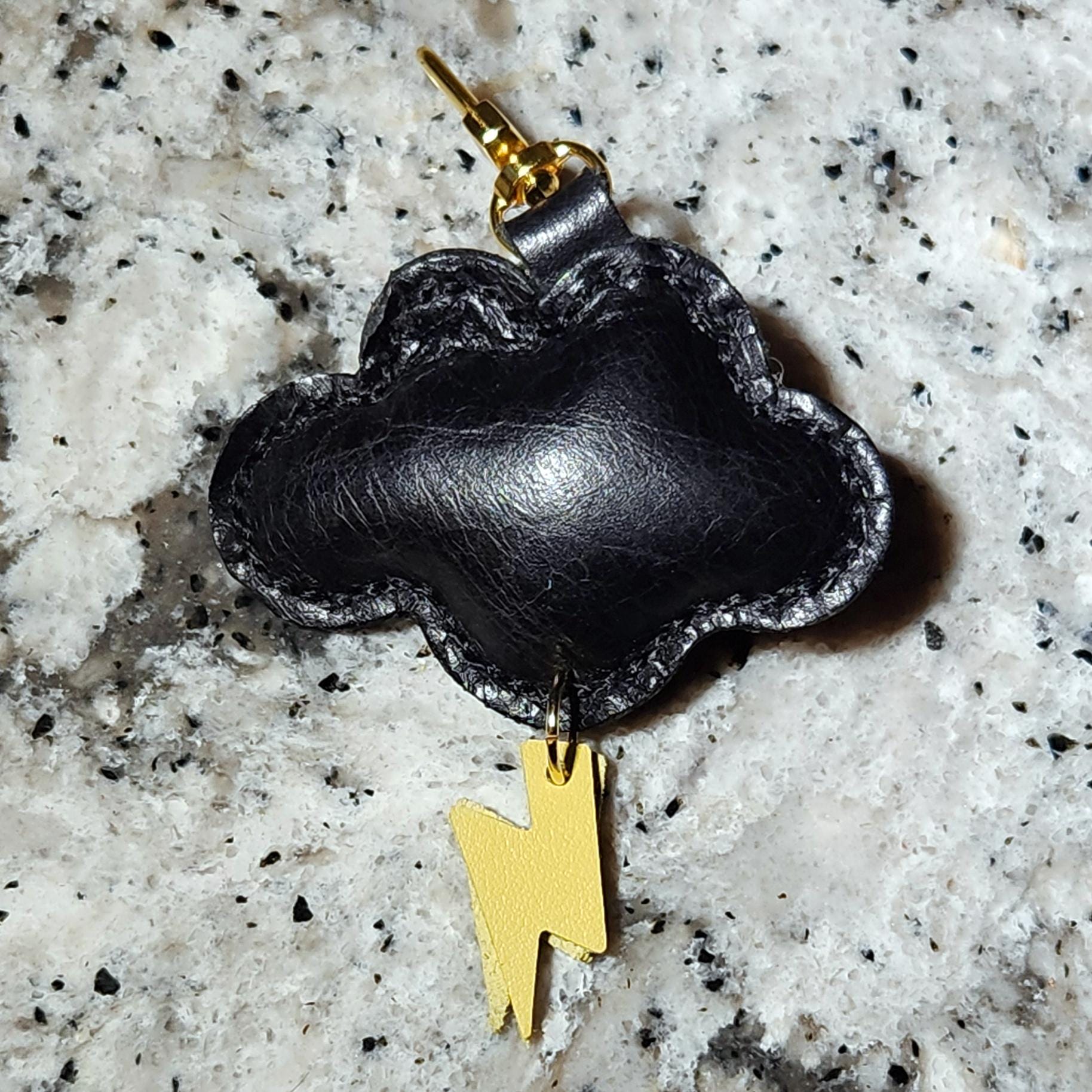 Storm Cloud Bag Charm - Etsy