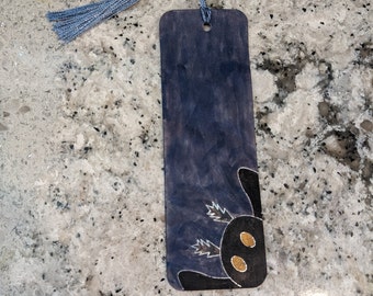 Mothman Leather Bookmark