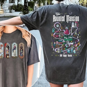 Haunted Mansion Map Comfort Colors Tee, Foolish Mortals Shirt, Stretching Room Shirt, Disney Movie Halloween Shirt, Disney Trip Shirt