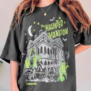 Haunted Mansion Map Comfort Colors Shirt, Foolish Mortals Shirt, Stretching Room Shirt, Disney Movie Halloween Shirt, Disney Trip Tee