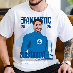 Fantastic Four Mr Fantastic Comfort Colors Tee, Pedro Pascal Mr Fantastic Shirt, Fantastic Four The First Steps Tee, Mr Fantastic Shirt