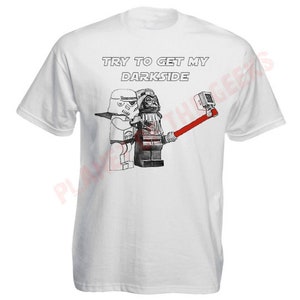 Get My Darkside T-Shirt - Funny Wars in the Star Stormtrooper & Vader Selfie Tee