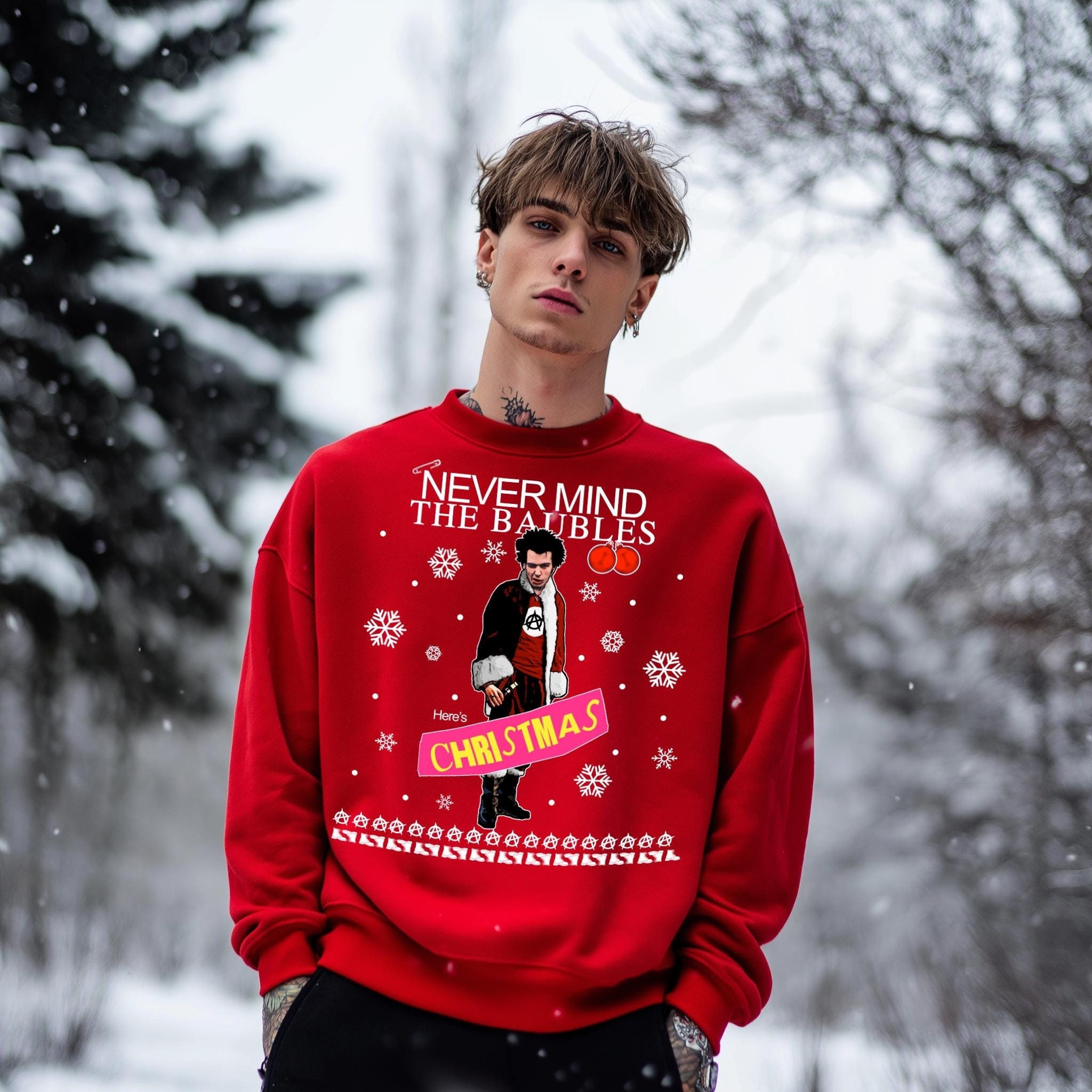 Punk Christmas Sweater Etsy Australia