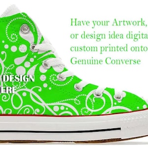 Custom Printed to order converse shoes