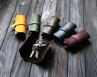 Leather key holder,Key case,Leather key case,Key organizer,Key wallet,Leather key organizer,Wallet key holder,Leather key holder case