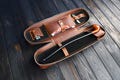 Leather Churchwarden Pipe Bag, Pipe Case for 16 Inch Pipes,X-Large Churchwarden Pipe Bag, Leather Pipe Pouch,Pipe Accessories,Gifts for Men product logo