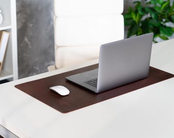 Leather Desk Mat Custom Size  Leather Desk Pad, Personalized Desk Blotter,Office Decor, Desk Accessories,Personalized Gift , Birthday Gift