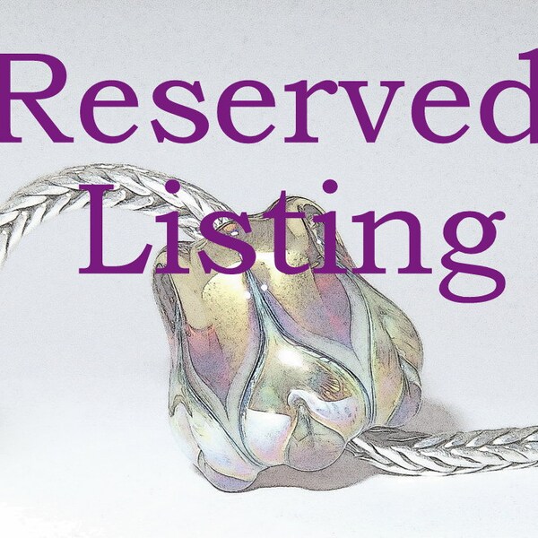 RESERVED LISTING for bodohobo