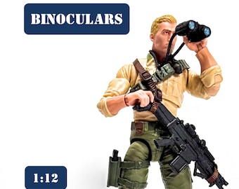 Fernglas im Maßstab 1:12 – Zubehör für Actionfiguren – GI Joe, Cobra, Valaverse, Mezco, Monster Force