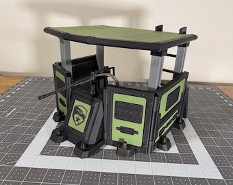 Classified Scale 1:12 - Outpost - Multi Color Options - 3D Printed - GI Joe Cobra Valaverse Marvel Legends Star Wars Black Monster Force