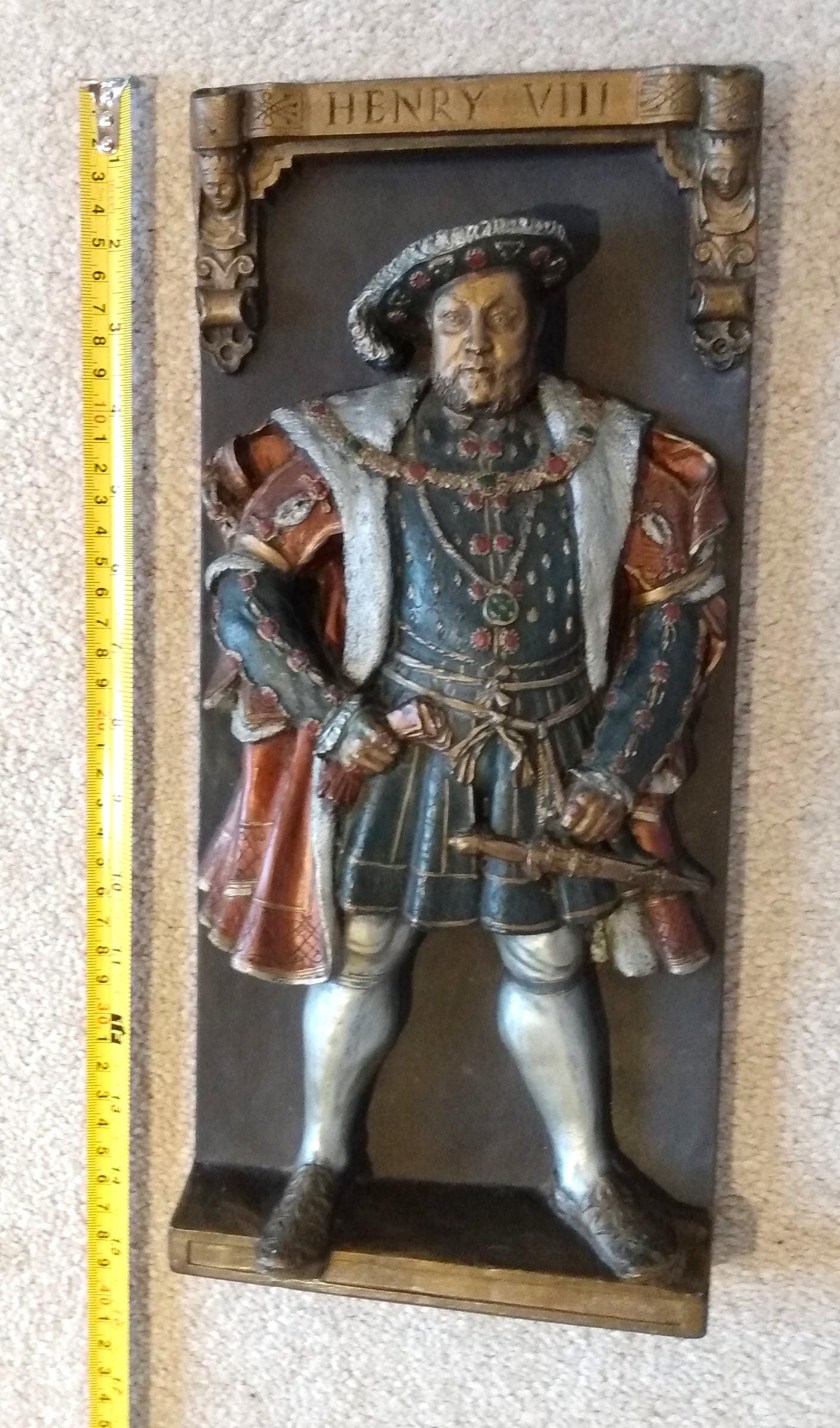 Marcus Designs Wall Plaque of King Henry VIII - Etsy UK Marcus Designs Wall Plaque of King Henry VIII - Etsy UK